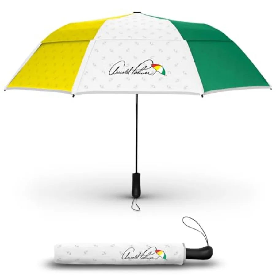 Arnold Palmer Compact Collapsible Umbrella for Car and Backpack - Windproof, Resists Up to 55 MPH Winds - Protection From Wind,
Arnold Palmer Compact Collapsible Umbrella for Car and Backpack - Windproof, Resists Up to 55 MPH Winds - Protection From Wind,