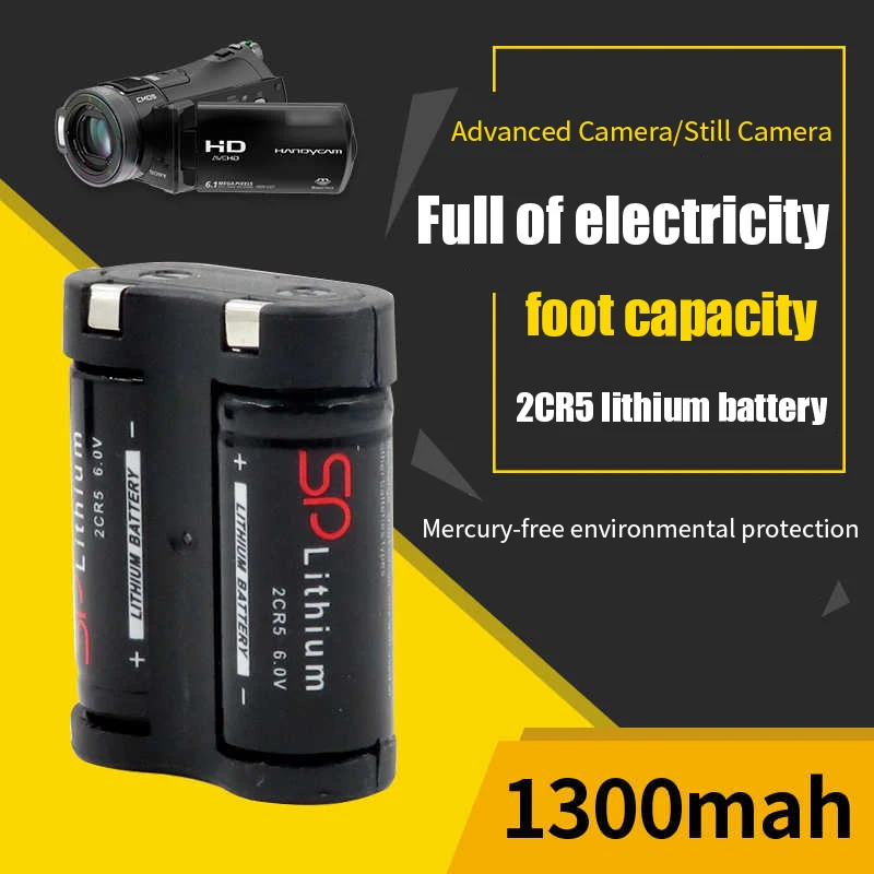 2CR5 lithium battery 6V camera 2CR-5W camera 2CP3845 eos5 50 55 film machine 1n
2CR5 lithium battery 6V camera 2CR-5W camera 2CP3845 eos5 50 55 film machine 1n