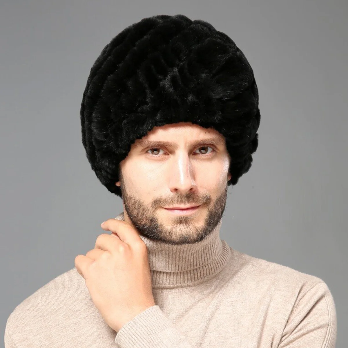 FEIMANYUAN новая шапка из натурального меха кролика рекс и меховые зимние аксессуары для мужчин, Лидер продаж, зимняя теплая шапка из кроличьего меха
FEIMANYUAN новая шапка из натурального меха кролика рекс и меховые зимние аксессуары для мужчин, Лидер продаж, зимняя теплая шапка из кроличьего меха
