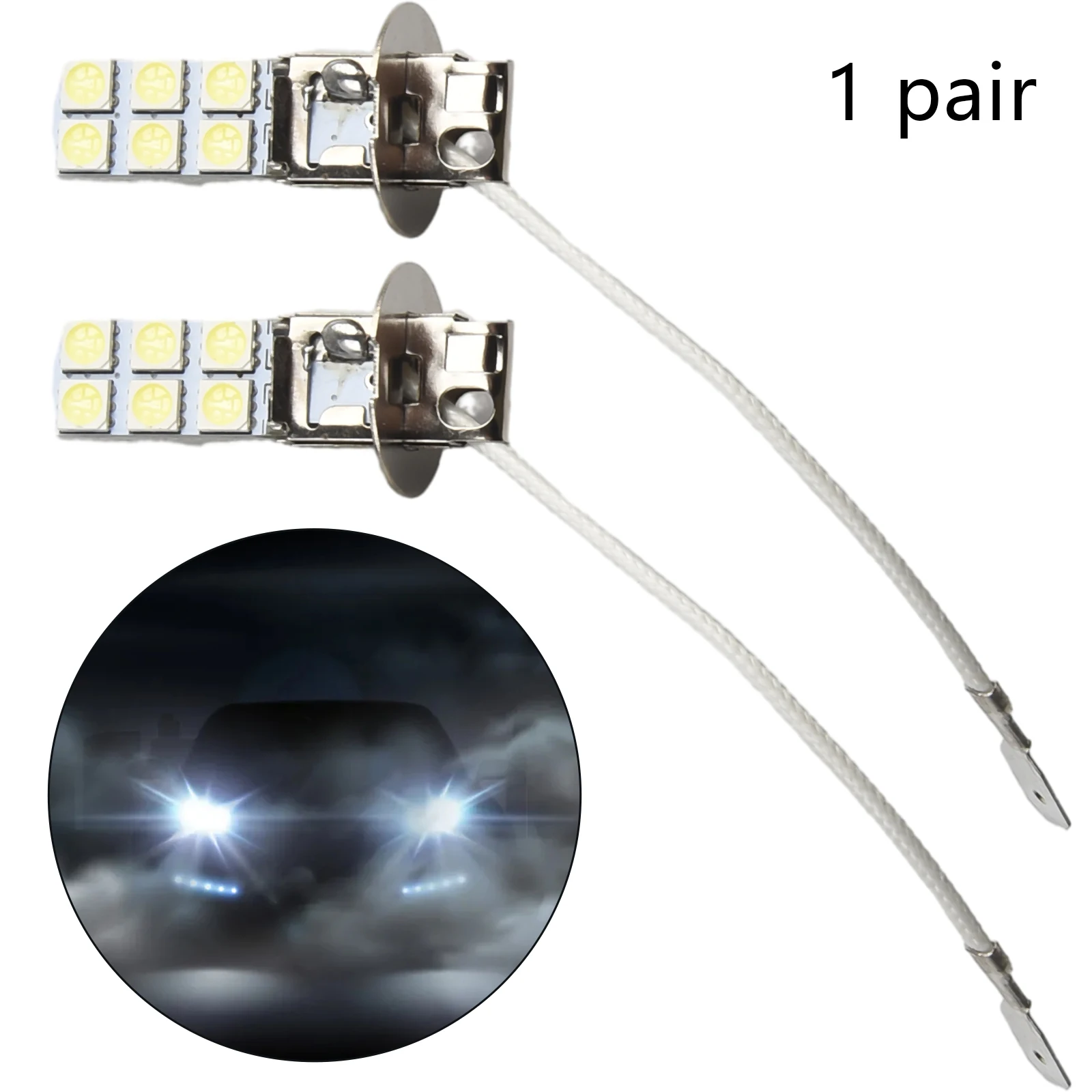 High Quality 2x Fog Lamp 6000K 1000LM 55W Convenient White Light Aluminum Alloy Easy To Install Socket Type H3
High Quality 2x Fog Lamp 6000K 1000LM 55W Convenient White Light Aluminum Alloy Easy To Install Socket Type H3