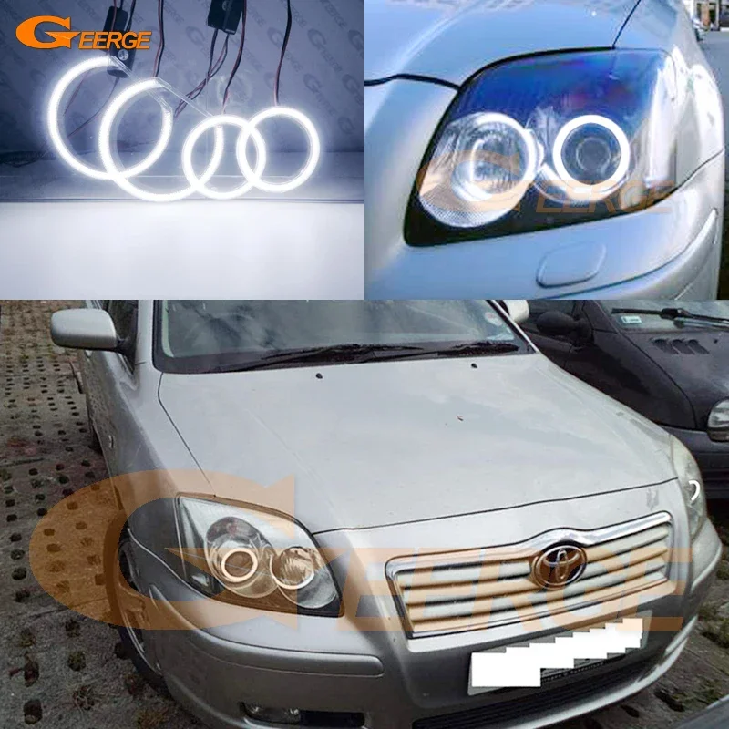 For Toyota Avensis T25 2003 2004 2005 2006 2007 2008 Excellent DRL Day Light Ultra Bright COB Led Angel Eyes Kit Halo Rings
For Toyota Avensis T25 2003 2004 2005 2006 2007 2008 Excellent DRL Day Light Ultra Bright COB Led Angel Eyes Kit Halo Rings