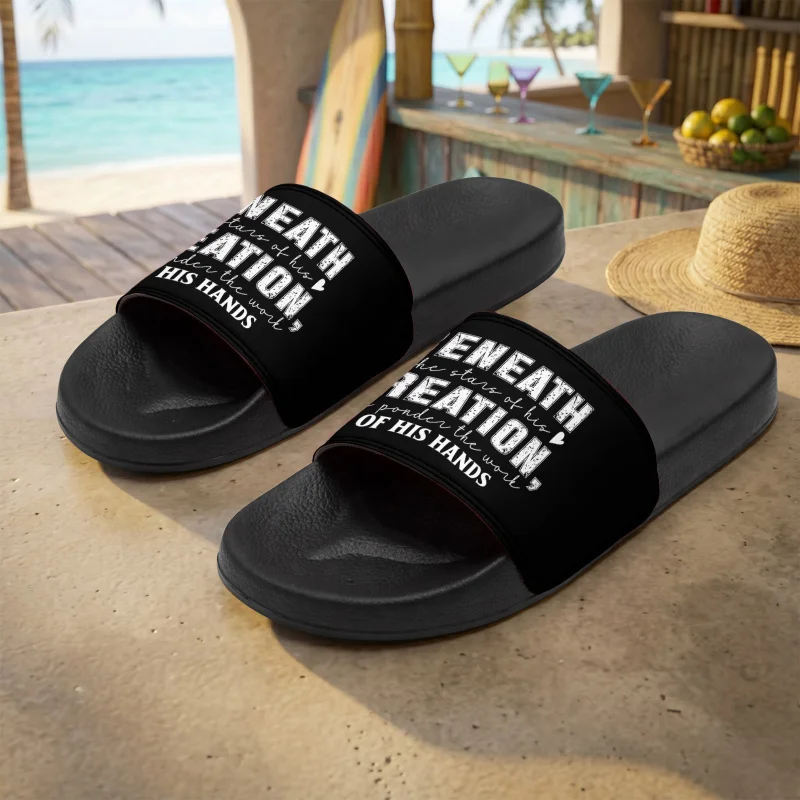 Ladies Men "His craftsmanship" Printed slippers,Soft and comfortable for all seasons,Non-slip indoor and outdoor sandals
Ladies Men "His craftsmanship" Printed slippers,Soft and comfortable for all seasons,Non-slip indoor and outdoor sandals