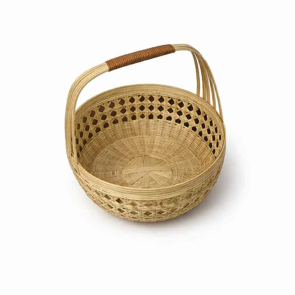 Natural Handwoven Bamboo Picnic Basket Anti-slip Handle Breathable Fruit Storage Kitchen Organizer
Natural Handwoven Bamboo Picnic Basket Anti-slip Handle Breathable Fruit Storage Kitchen Organizer