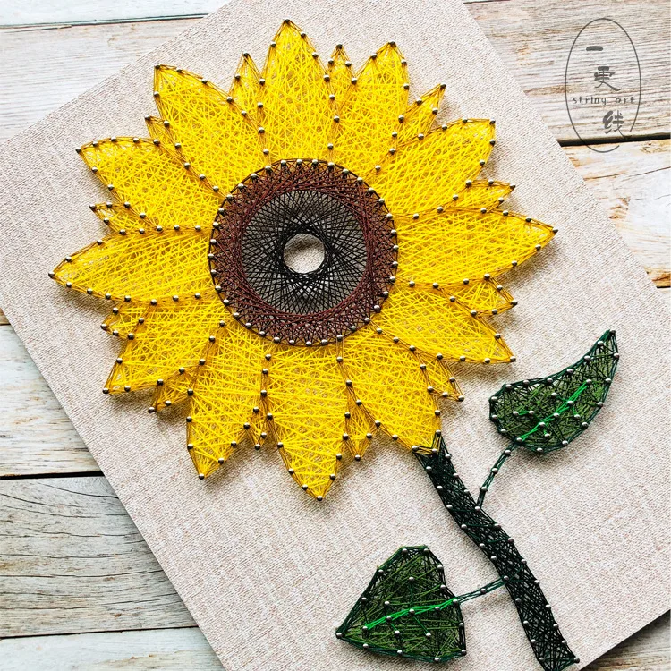 Sunflower DIY String Art Kit 3D String Art Nail String Winding Drawing Package Set Home Decoration Chirstmas Birthday Gift
Sunflower DIY String Art Kit 3D String Art Nail String Winding Drawing Package Set Home Decoration Chirstmas Birthday Gift