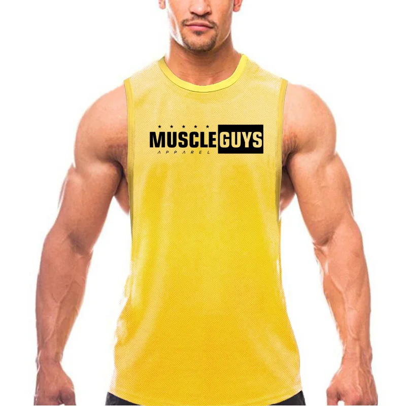 Mens Gym Mesh Fitness Sleeveless Vest Fashion Running Tank Top Bodybuilding Workout Casual Muscle Quick Dry Sporting Singlets
Mens Gym Mesh Fitness Sleeveless Vest Fashion Running Tank Top Bodybuilding Workout Casual Muscle Quick Dry Sporting Singlets