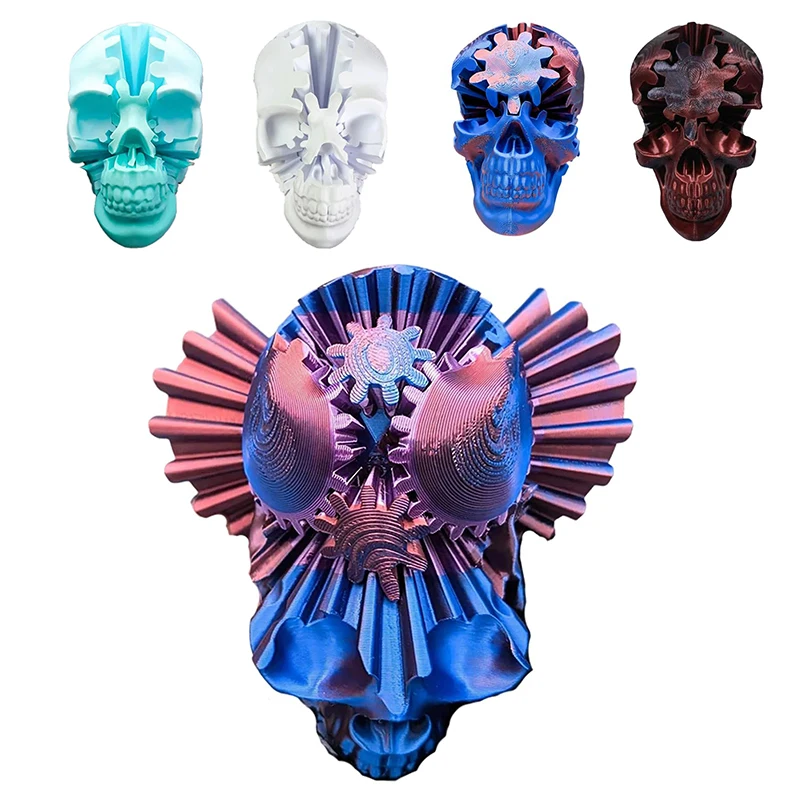 3D Gearhead Skull Fidget Toy, расслабляющая игрушка для тревоги, креативная вращающаяся игрушка, украшение для комнаты, рабочего стола, поделки, детский подарок на день рождения
3D Gearhead Skull Fidget Toy, расслабляющая игрушка для тревоги, креативная вращающаяся игрушка, украшение для комнаты, рабочего стола, поделки, детский подарок на день рождения