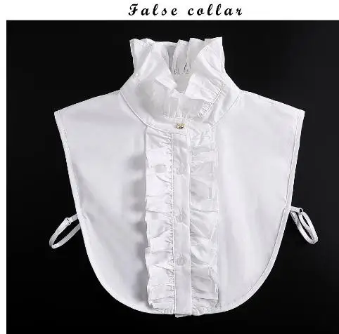 Elegant Vintage Ruffle False Detachable Layered Pleated Stand Collar For Women White Fake Collar Pure Cotton Soft Comfortable
Elegant Vintage Ruffle False Detachable Layered Pleated Stand Collar For Women White Fake Collar Pure Cotton Soft Comfortable