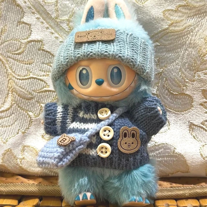 17cm Casual Sweatsuit Set Comfy Clothes for Labubu Dolls Featuring Ribbed Hem Details Fashion Doll Accessories
17cm Casual Sweatsuit Set Comfy Clothes for Labubu Dolls Featuring Ribbed Hem Details Fashion Doll Accessories