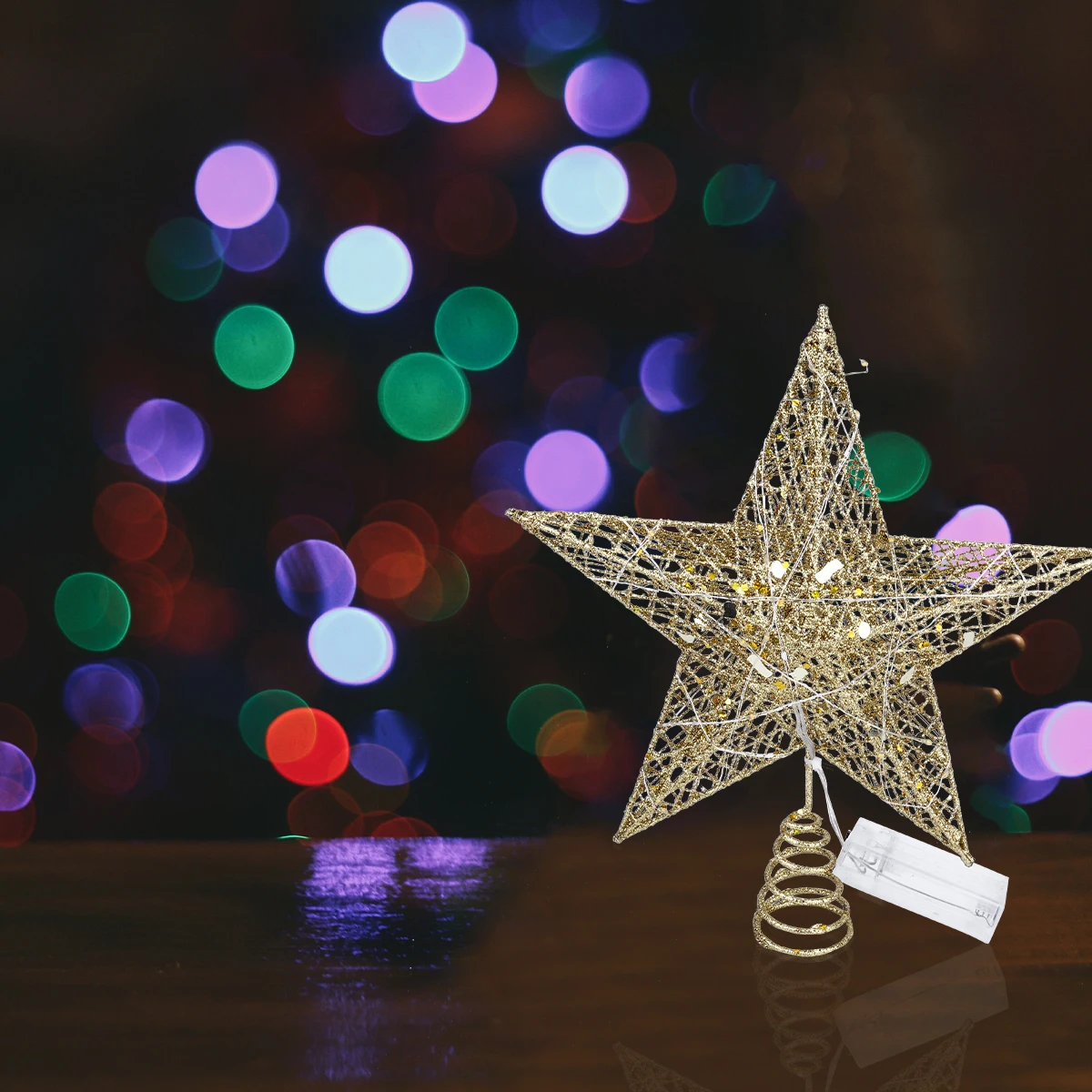 Christmas Tree Top Star Toppers Decoration Glitter Xmas Ornaments Decorations Adornment Treetop Wrought Iron Office
Christmas Tree Top Star Toppers Decoration Glitter Xmas Ornaments Decorations Adornment Treetop Wrought Iron Office