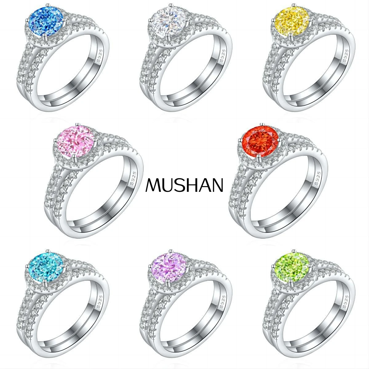 MuShan Jewelry 925 Sterling Silver Ring Wedding Band High Carbon Diamond Christmas Gift Fine Jewelry Women Rings Fine Jewelry
MuShan Jewelry 925 Sterling Silver Ring Wedding Band High Carbon Diamond Christmas Gift Fine Jewelry Women Rings Fine Jewelry