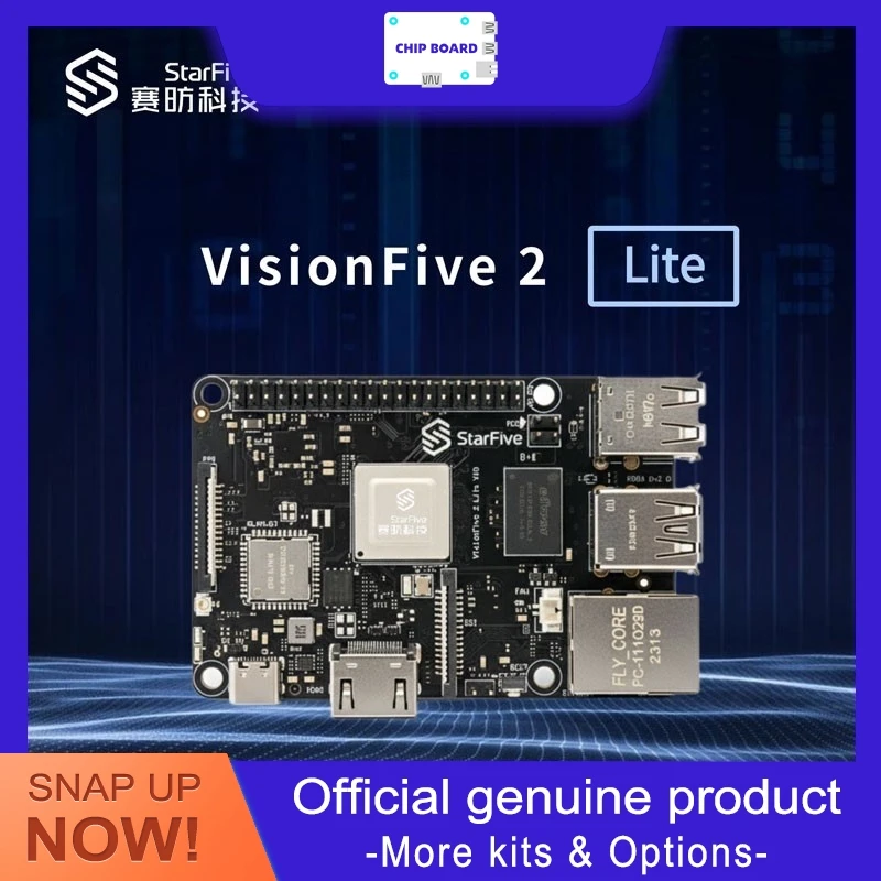 VisionFive 2 Lite a RISC-V SBC using the JH-7110 SoC, with PCIe, HDMI, and USB 3.0 for AIoT and embedded Linux projects.
VisionFive 2 Lite a RISC-V SBC using the JH-7110 SoC, with PCIe, HDMI, and USB 3.0 for AIoT and embedded Linux projects.