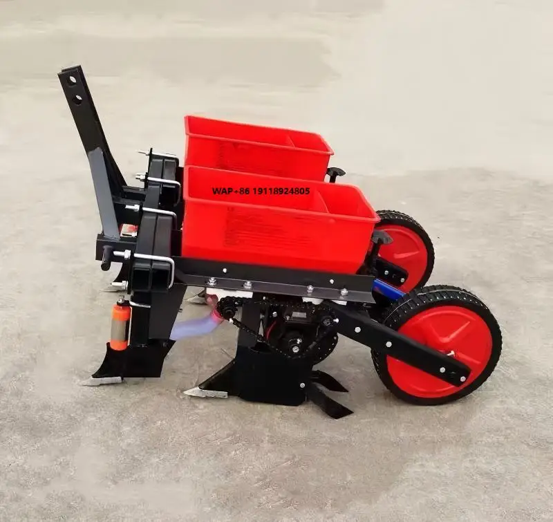 Small 2-Wheel Tractor-Mounted Double Rows Corn Precise Seeder with Fertilizer Machine Gear Core Components
Small 2-Wheel Tractor-Mounted Double Rows Corn Precise Seeder with Fertilizer Machine Gear Core Components
