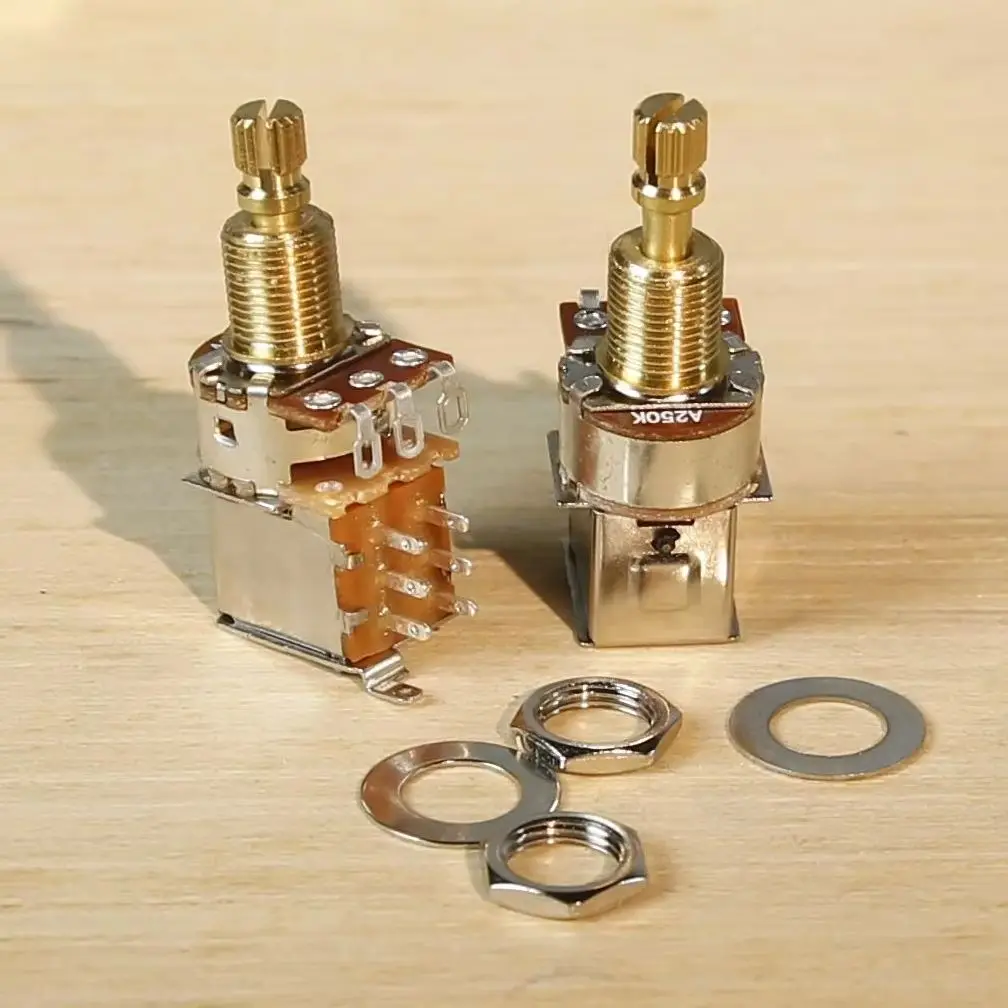 FLEOR 6 шт. Push Push потенциометр гитарные горшки 500K/250K грубый 18-разъемный вал длинный/короткий
FLEOR 6 шт. Push Push потенциометр гитарные горшки 500K/250K грубый 18-разъемный вал длинный/короткий