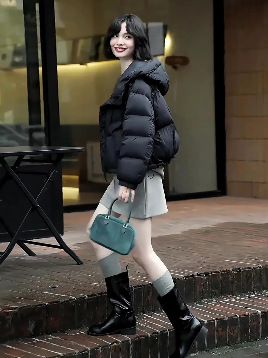 Women's ort White Du down Jaet Winter Warm Coat Trendy Color Hat Design Commute Sle Thiened Winter Outerwear
Women's ort White Du down Jaet Winter Warm Coat Trendy Color Hat Design Commute Sle Thiened Winter Outerwear