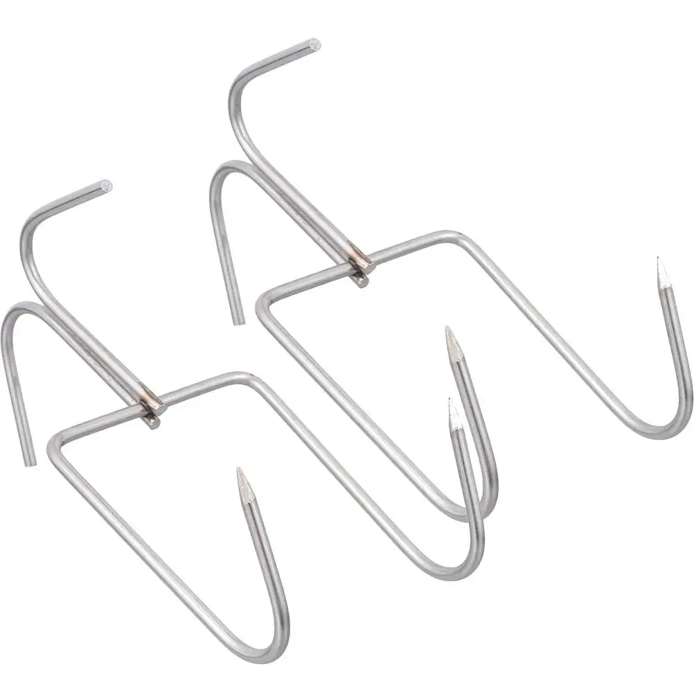 2 Pcs Stainless Steel Hooks Heavy Duty Meat Kitchen Gadgets Sausage Hanger Pork Hook Craftsmanship Storage Tools
2 Pcs Stainless Steel Hooks Heavy Duty Meat Kitchen Gadgets Sausage Hanger Pork Hook Craftsmanship Storage Tools