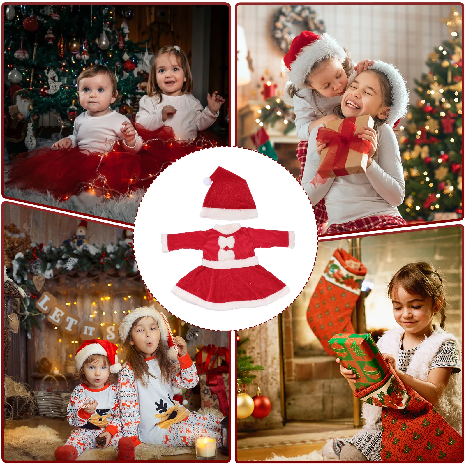 Santa Claus Costume for Girls Christmas Outfit Set Hat Included Soft Comfortable Easy Wear Adorable Gift Kids Party Clothing
Santa Claus Costume for Girls Christmas Outfit Set Hat Included Soft Comfortable Easy Wear Adorable Gift Kids Party Clothing
