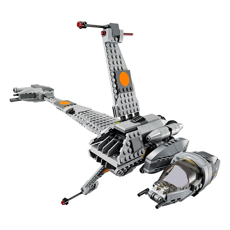 448 шт., Звездный план, фильм B-wing, модель космического истребителя, творческие идеи «сделай сам», детская сборка игрушек, подарок на день рождения, блоки, кирпичи MOC-75050
448 шт., Звездный план, фильм B-wing, модель космического истребителя, творческие идеи «сделай сам», детская сборка игрушек, подарок на день рождения, блоки, кирпичи MOC-75050
