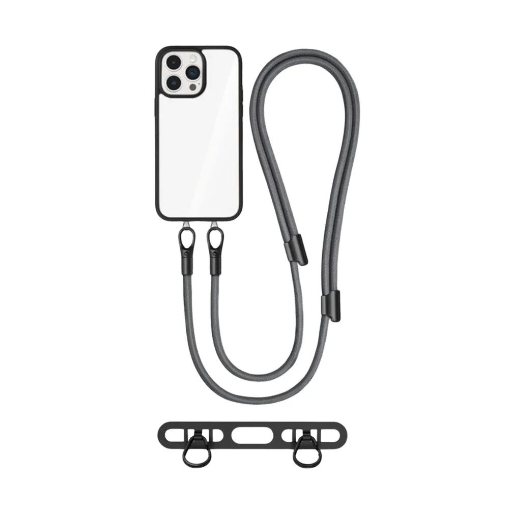 Ремешок для мобильного телефона с двойной пряжкой и нашивкой Регулируемый ремешок через плечо для телефона с защитой от падения с накладными веревками на шею из нержавеющей стали
Ремешок для мобильного телефона с двойной пряжкой и нашивкой Регулируемый ремешок через плечо для телефона с защитой от падения с накладными веревками на шею из нержавеющей стали