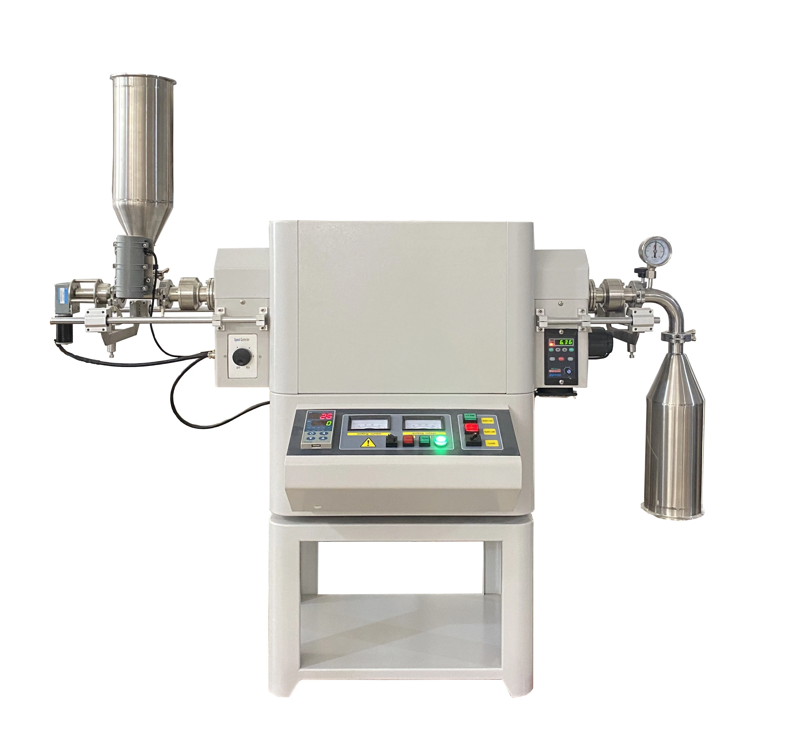 High Quality Programmable Mini Vertical Tilting Rotary Tube Furnace Electric Heating Vacuum Sintering Laboratory Equipment
High Quality Programmable Mini Vertical Tilting Rotary Tube Furnace Electric Heating Vacuum Sintering Laboratory Equipment