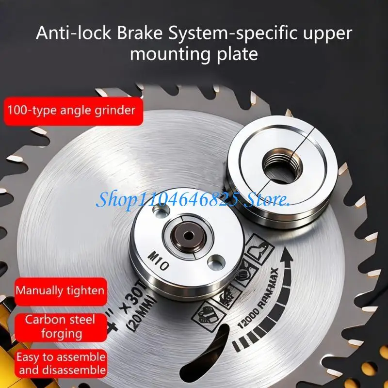 Not Lock Mechanism Upper Plate Smooth Rolling Upper Plate Simple to Operate Specifically for 100 Model Angles Grinder
Not Lock Mechanism Upper Plate Smooth Rolling Upper Plate Simple to Operate Specifically for 100 Model Angles Grinder