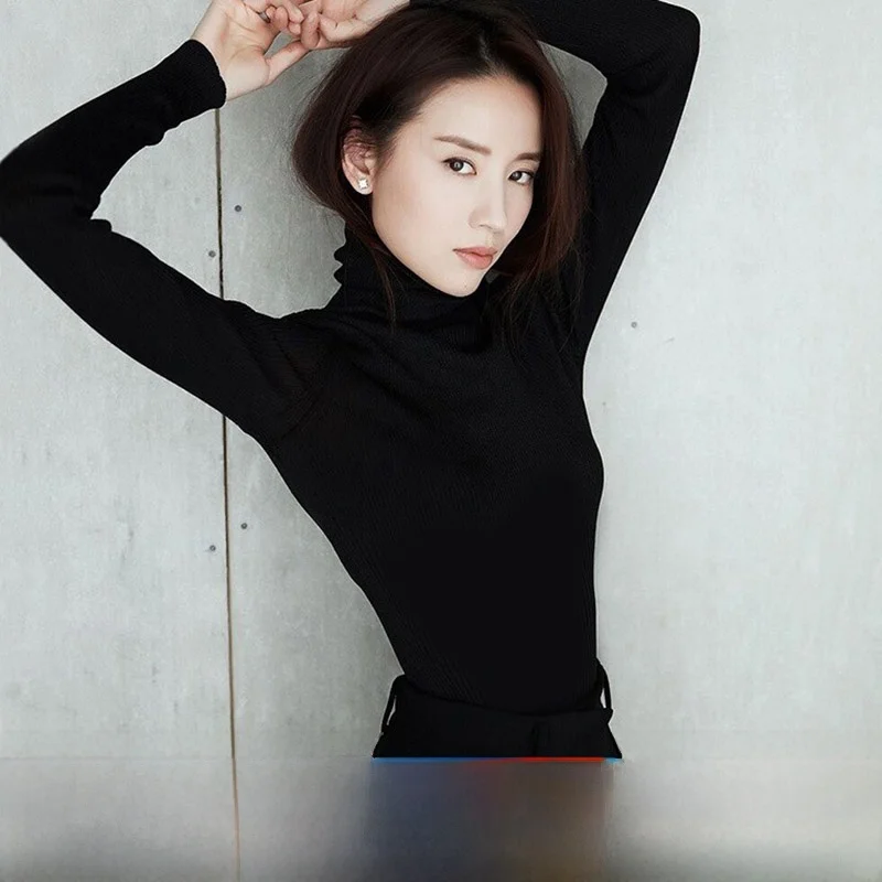 Women's Autumn Winter Knitted Woolen Base irt High Collar Long Sve Slim Fit Versatile Bla Camere Sweater Warmth Emit...
Women's Autumn Winter Knitted Woolen Base irt High Collar Long Sve Slim Fit Versatile Bla Camere Sweater Warmth Emit...