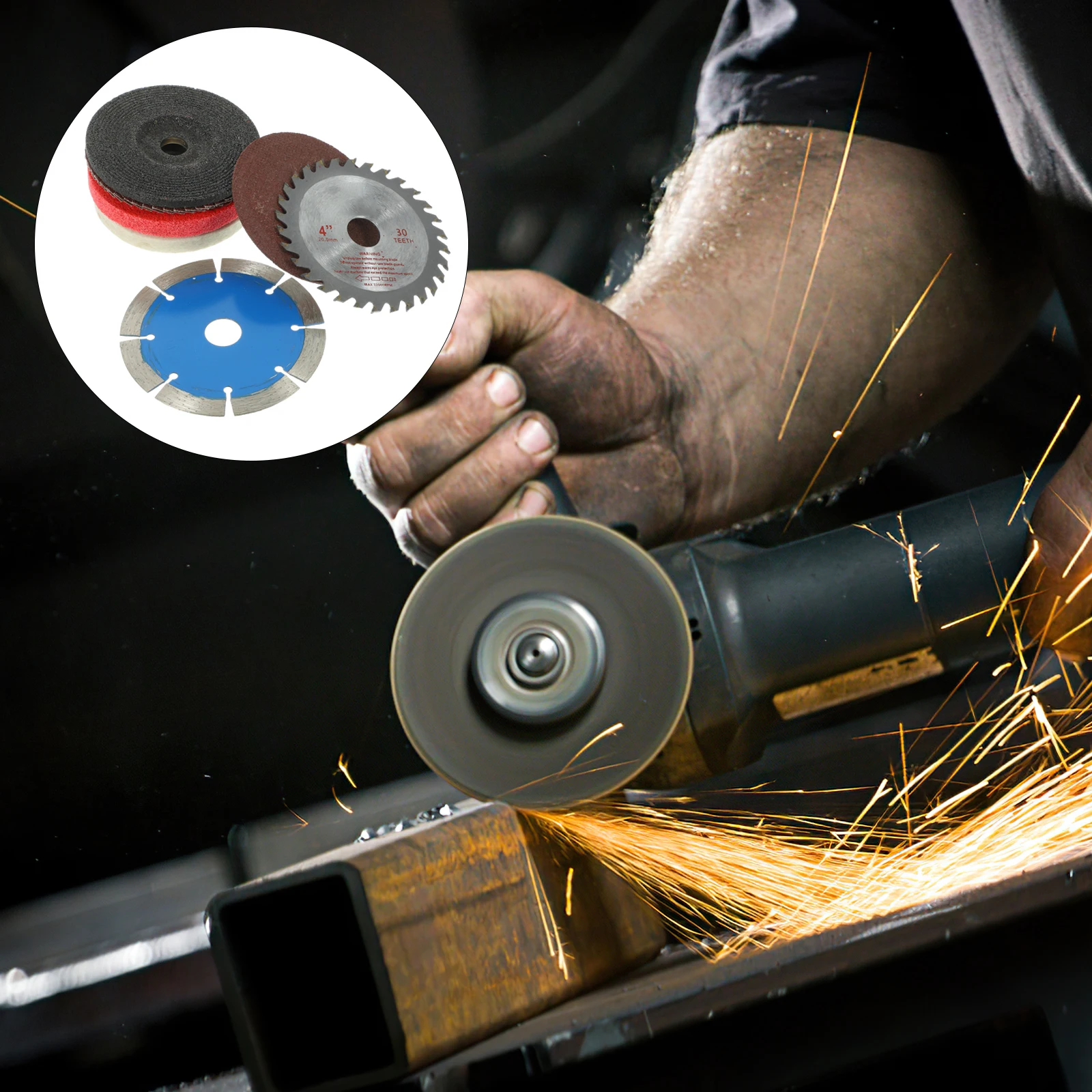 12pcs Electric Hand Drill Tool Angle Grinder Polishing Accessories Replacement Parts For Sanding Cutting Auto Repair Machinery
12pcs Electric Hand Drill Tool Angle Grinder Polishing Accessories Replacement Parts For Sanding Cutting Auto Repair Machinery
