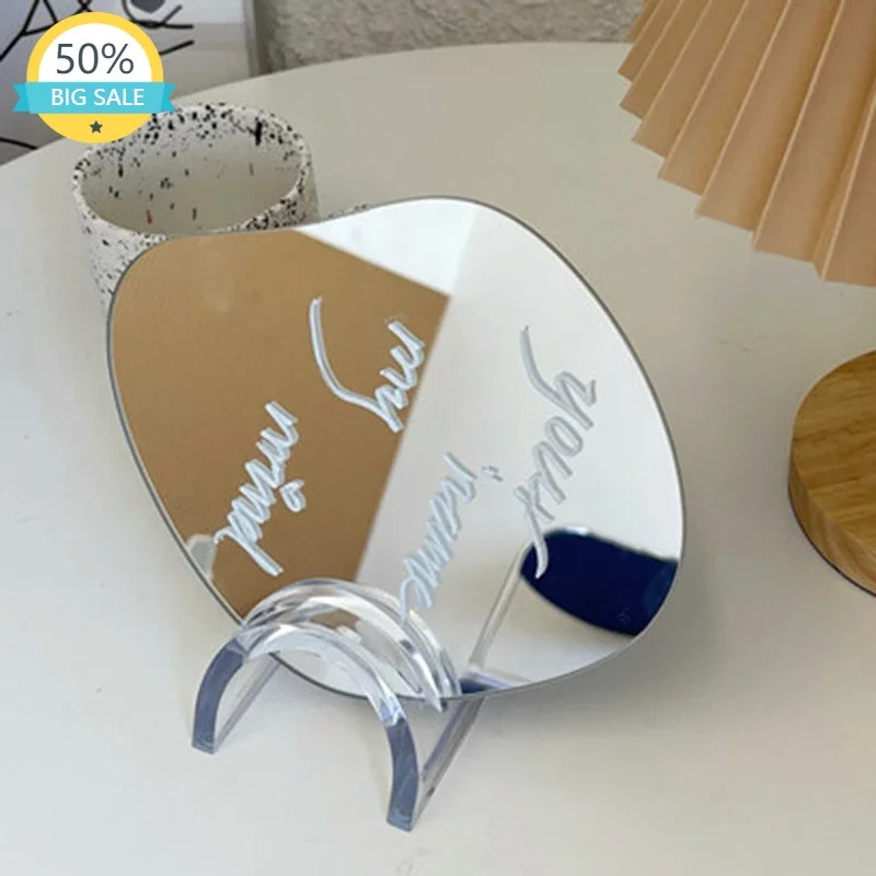 Irregular Makeup Mirror Portable Creative Decor Vanity Mirror Dressing Table Espelho De Maquiagem Asthetic Room Decoration
Irregular Makeup Mirror Portable Creative Decor Vanity Mirror Dressing Table Espelho De Maquiagem Asthetic Room Decoration