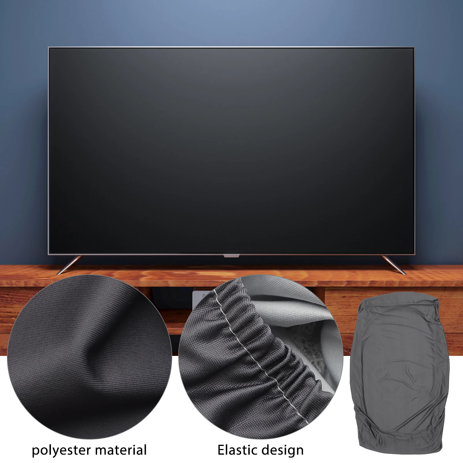 47-50inch Television Dust Premium Polyester Stretchy Elastic Protective Cover for Screen Anti-Dust Cloth Home Use Cover
47-50inch Television Dust Premium Polyester Stretchy Elastic Protective Cover for Screen Anti-Dust Cloth Home Use Cover