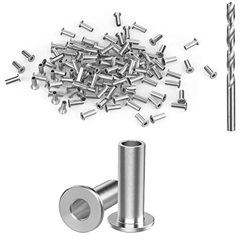 70 Pack Stainless Steel Protector Sleeves For 1/8Inch 5/32Inch Or 3/16Inch Cable Protector Sleeves
70 Pack Stainless Steel Protector Sleeves For 1/8Inch 5/32Inch Or 3/16Inch Cable Protector Sleeves