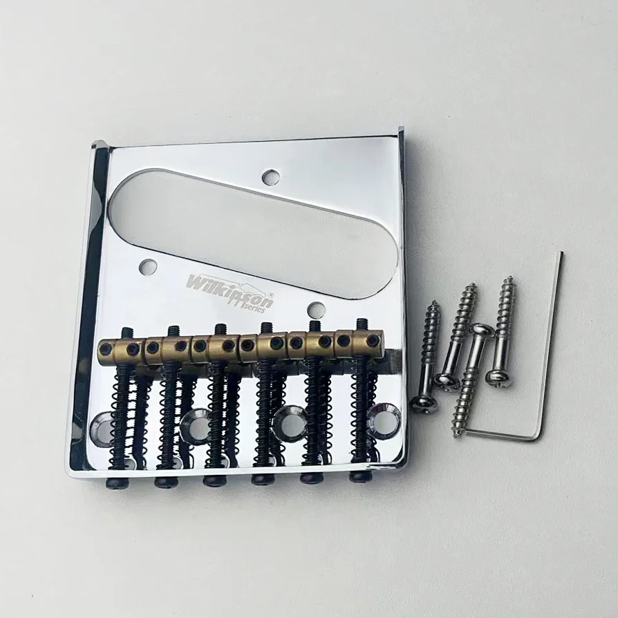 Silver WOT02 vintage bridge for electric guitar brass bridge/guitar bridge chrome silver
Silver WOT02 vintage bridge for electric guitar brass bridge/guitar bridge chrome silver
