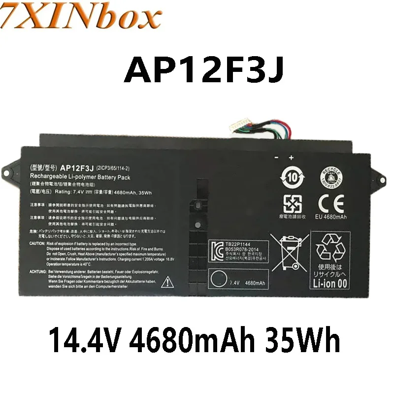 7XINbox AP12F3J 14.4V 4680mAh 35Wh Laptop Battery For Acer Aspire 13.3-Inch S7 Touchscreen Ultrabook S7-391 S7-392 S7-393
7XINbox AP12F3J 14.4V 4680mAh 35Wh Laptop Battery For Acer Aspire 13.3-Inch S7 Touchscreen Ultrabook S7-391 S7-392 S7-393
