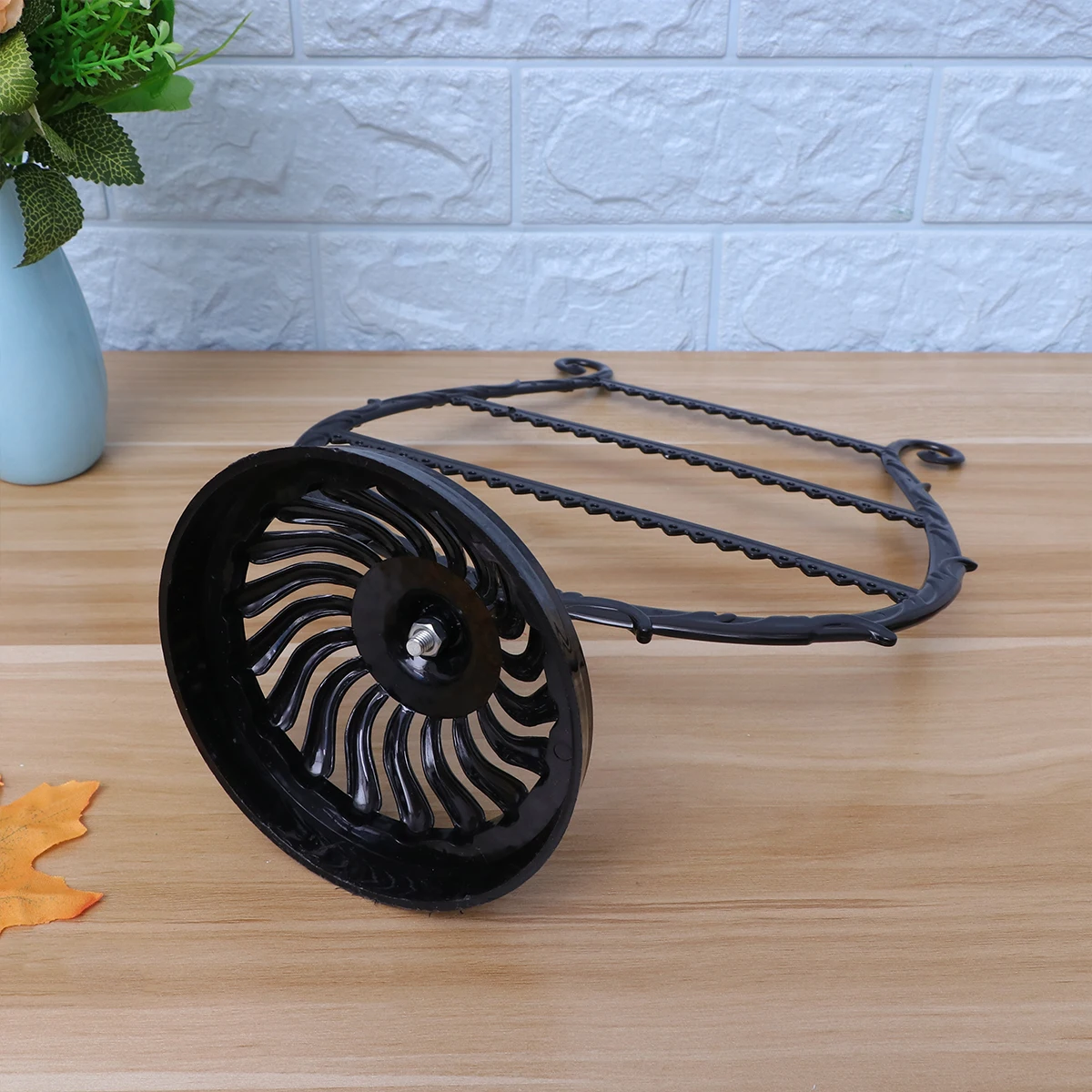 Show Rack Vintage Jewelry Ornament Holder Harp Earring Bracelet Black Organizer
Show Rack Vintage Jewelry Ornament Holder Harp Earring Bracelet Black Organizer