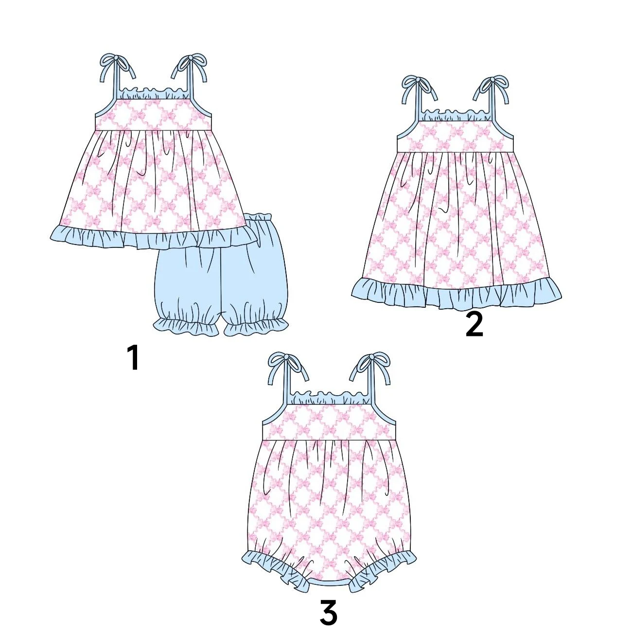 Summer Girls Matching Suits Camisole Dress Jumpsuit Blue Lace Boutique Girls Summer Outfits Set
Summer Girls Matching Suits Camisole Dress Jumpsuit Blue Lace Boutique Girls Summer Outfits Set