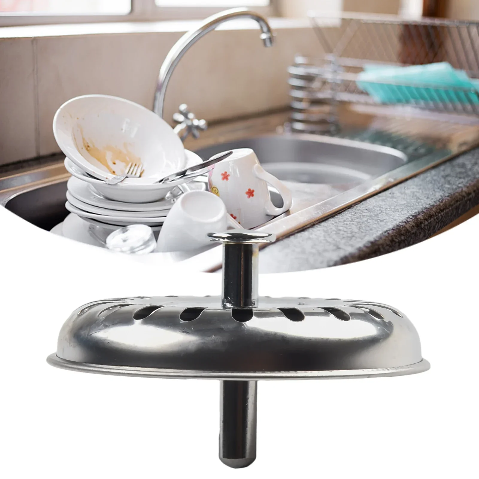 Premium Kitchen Sink Strainer Replacement Waste Plug Basin Drain Filter Steel Sink Drain Basket Garbage Plug Filter Stainless
Premium Kitchen Sink Strainer Replacement Waste Plug Basin Drain Filter Steel Sink Drain Basket Garbage Plug Filter Stainless