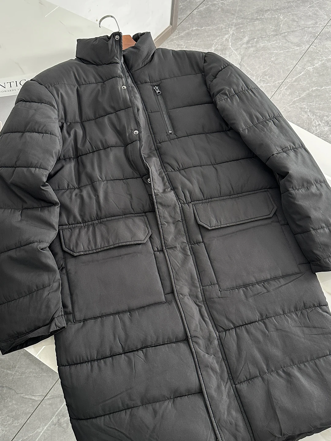 Lightweight Soft Windproof Warm Cotton Jaet Men's Faionable Versatile Casual Mid-Length Stand Collar Autumn Winter Coat
Lightweight Soft Windproof Warm Cotton Jaet Men's Faionable Versatile Casual Mid-Length Stand Collar Autumn Winter Coat