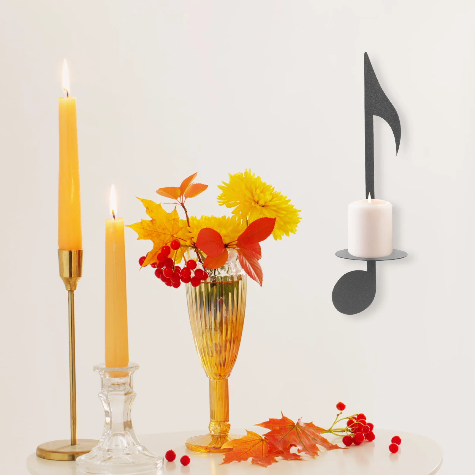 Creative Metal Wall Holder Music Note Decorative Sconce for Home Wall Decor Warm Atmosphere Stand
Creative Metal Wall Holder Music Note Decorative Sconce for Home Wall Decor Warm Atmosphere Stand