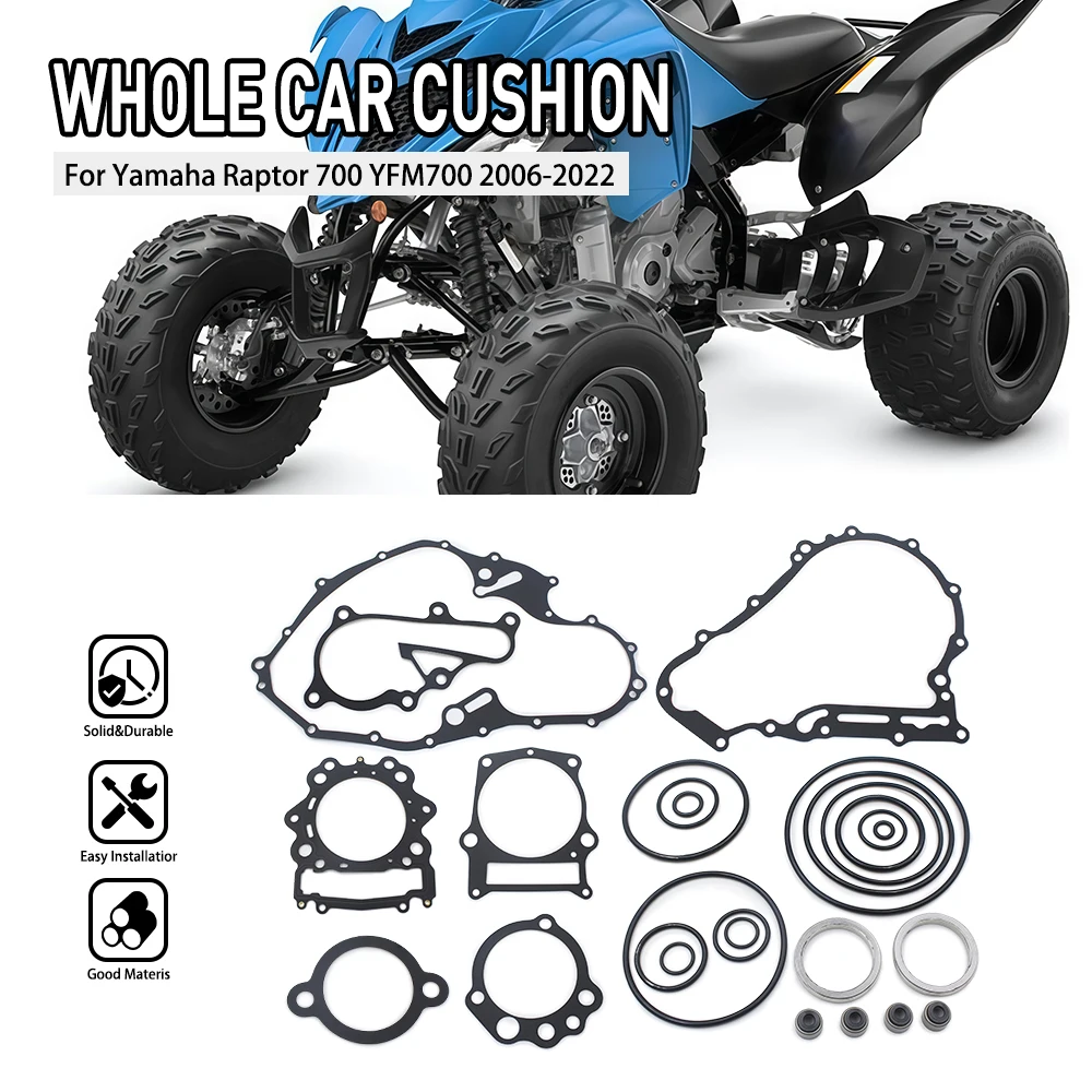 Top End Head Gasket Kit for Yamaha Raptor 700 2006 2007 2008 2010 2012 2016 2022
Top End Head Gasket Kit for Yamaha Raptor 700 2006 2007 2008 2010 2012 2016 2022