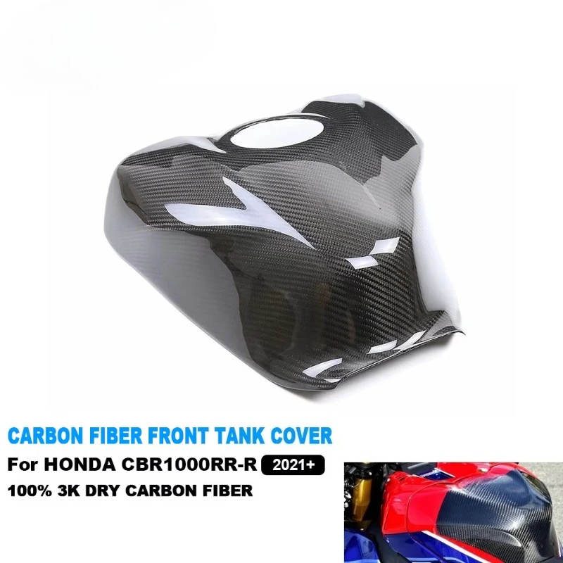 100% 3K Full Dry Carbon Fiber Motorcycle Front Fuel Tank Cover Protector for CBR1000RR-R 2021-2026
100% 3K Full Dry Carbon Fiber Motorcycle Front Fuel Tank Cover Protector for CBR1000RR-R 2021-2026