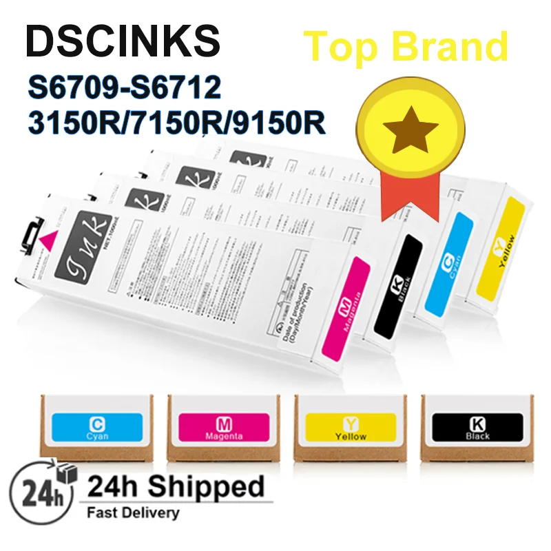 S6709 S6710 S6711 S6712 Ink Cartridge for Riso For Comcolor 3150R 7150R 9150R Printer with Chip and Pigment Ink
S6709 S6710 S6711 S6712 Ink Cartridge for Riso For Comcolor 3150R 7150R 9150R Printer with Chip and Pigment Ink