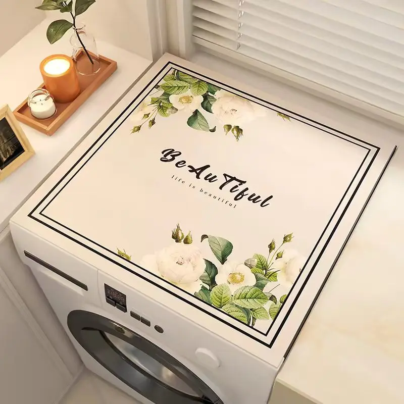 Diatom mud drum washing machine cover pad, water absorption, sun protection and dust cover
Diatom mud drum washing machine cover pad, water absorption, sun protection and dust cover