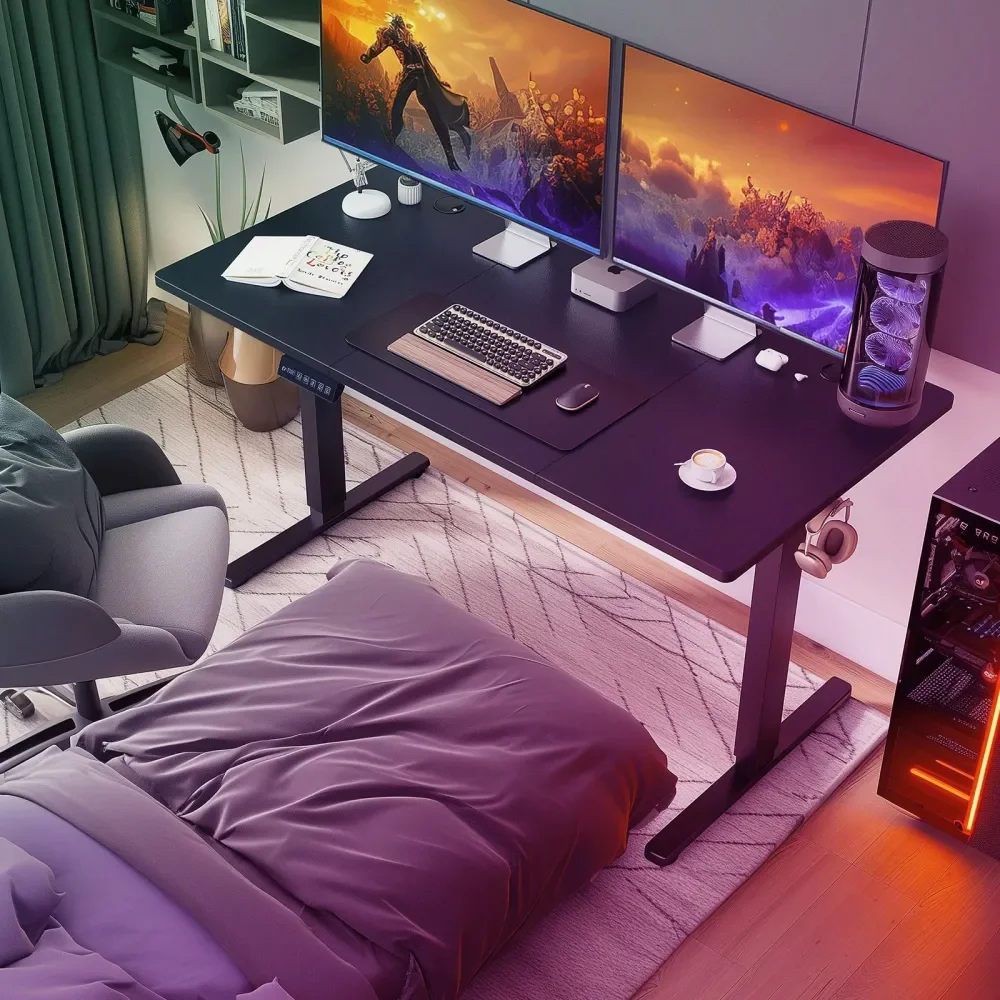 Electric Standing Desk, Height Adjustable Sit Stand Desk, Computer Workstation Rising Home Office Gaming Table With Memory P
Electric Standing Desk, Height Adjustable Sit Stand Desk, Computer Workstation Rising Home Office Gaming Table With Memory P