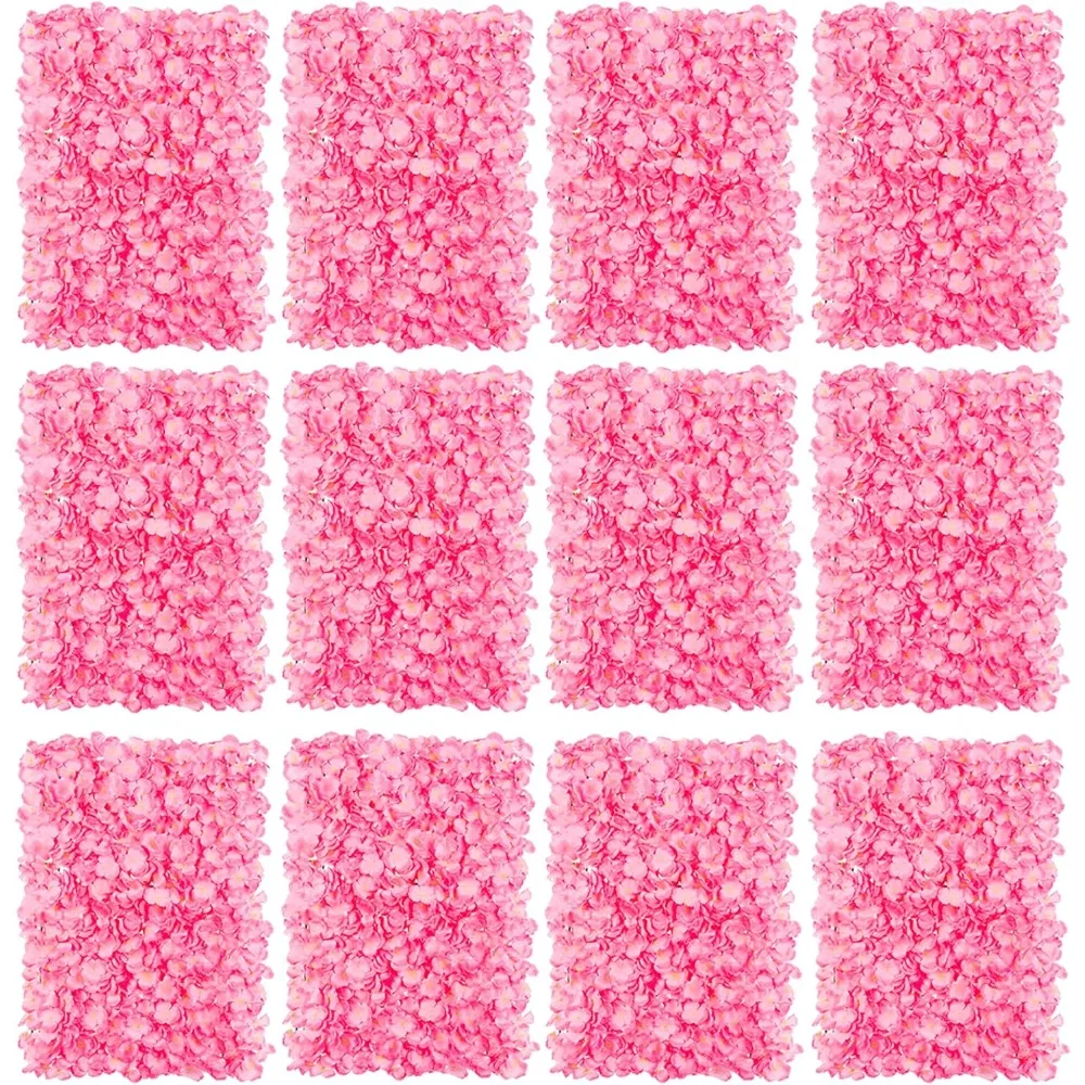 BLOSMON Flower Wall Panel Backdrop - 12 Pcs 24 x 16 Inch Pink Artificial Hydrangea Floral Backdrop
BLOSMON Flower Wall Panel Backdrop - 12 Pcs 24 x 16 Inch Pink Artificial Hydrangea Floral Backdrop