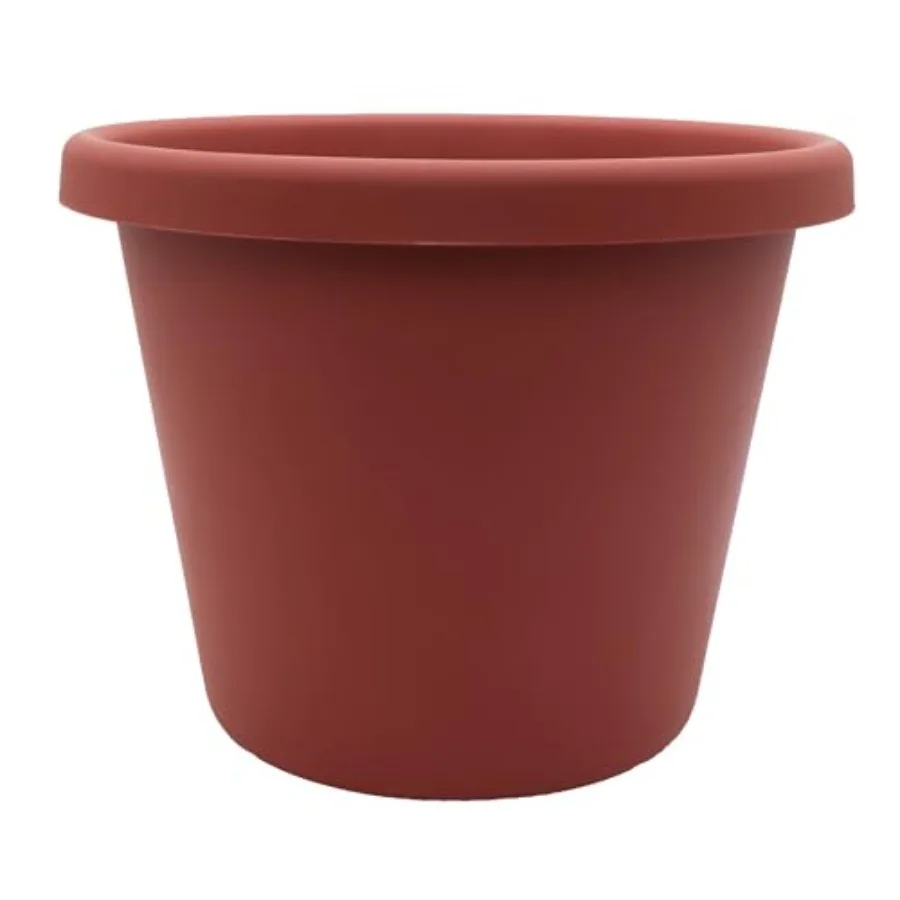 Classic Round Plastic Plant Pot w/Rolled Rim - Lightweight UV Resistant Flower Pot for Herbs More - Outdoor Indoor Plant Pots w
Classic Round Plastic Plant Pot w/Rolled Rim - Lightweight UV Resistant Flower Pot for Herbs More - Outdoor Indoor Plant Pots w