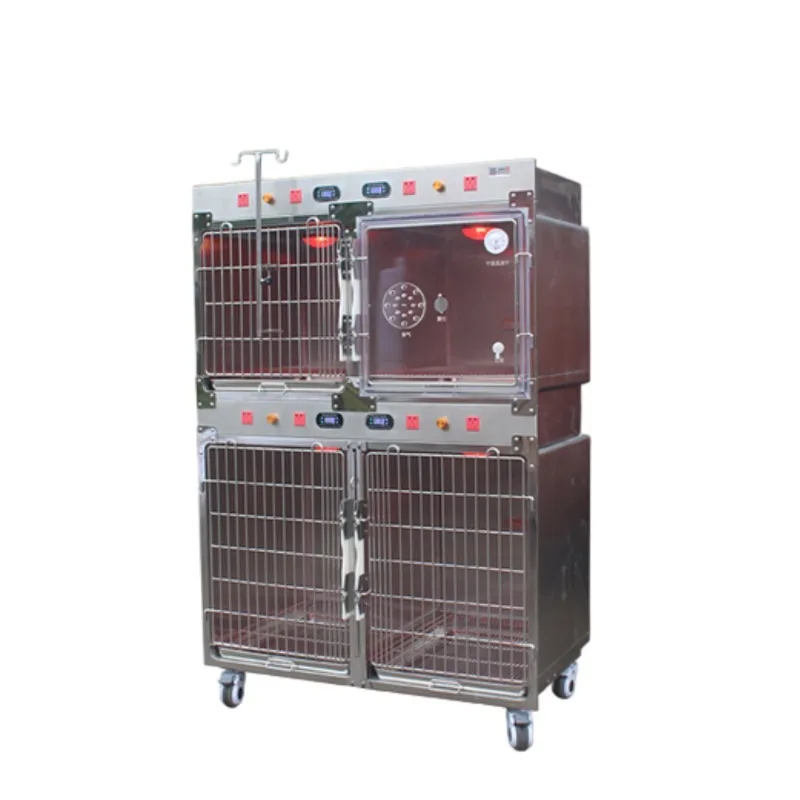 Stainless Steel Warm Oxygen Veterinary Instrument ICU Pet Cages for Dogs and Cats for Use in Veterinary Hospitals and Clinics
Stainless Steel Warm Oxygen Veterinary Instrument ICU Pet Cages for Dogs and Cats for Use in Veterinary Hospitals and Clinics