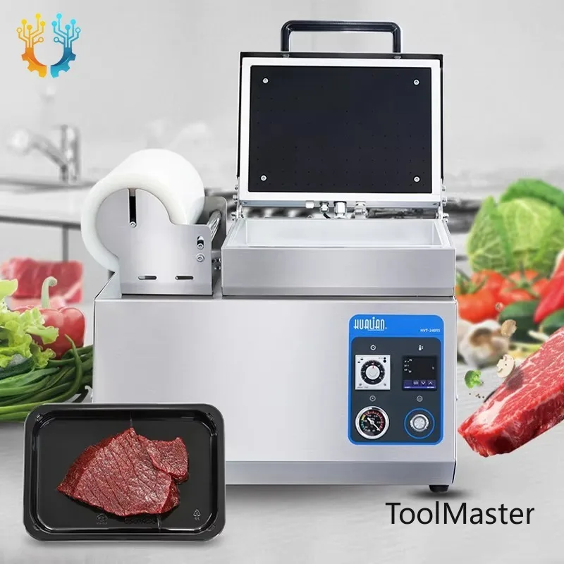 【2026】HVT-240TS Tabletop Thermoforming Vacuum Packaging Machine Compact Design With Roll Film Feed For Dried Meat Deli Slice Pac
【2026】HVT-240TS Tabletop Thermoforming Vacuum Packaging Machine Compact Design With Roll Film Feed For Dried Meat Deli Slice Pac