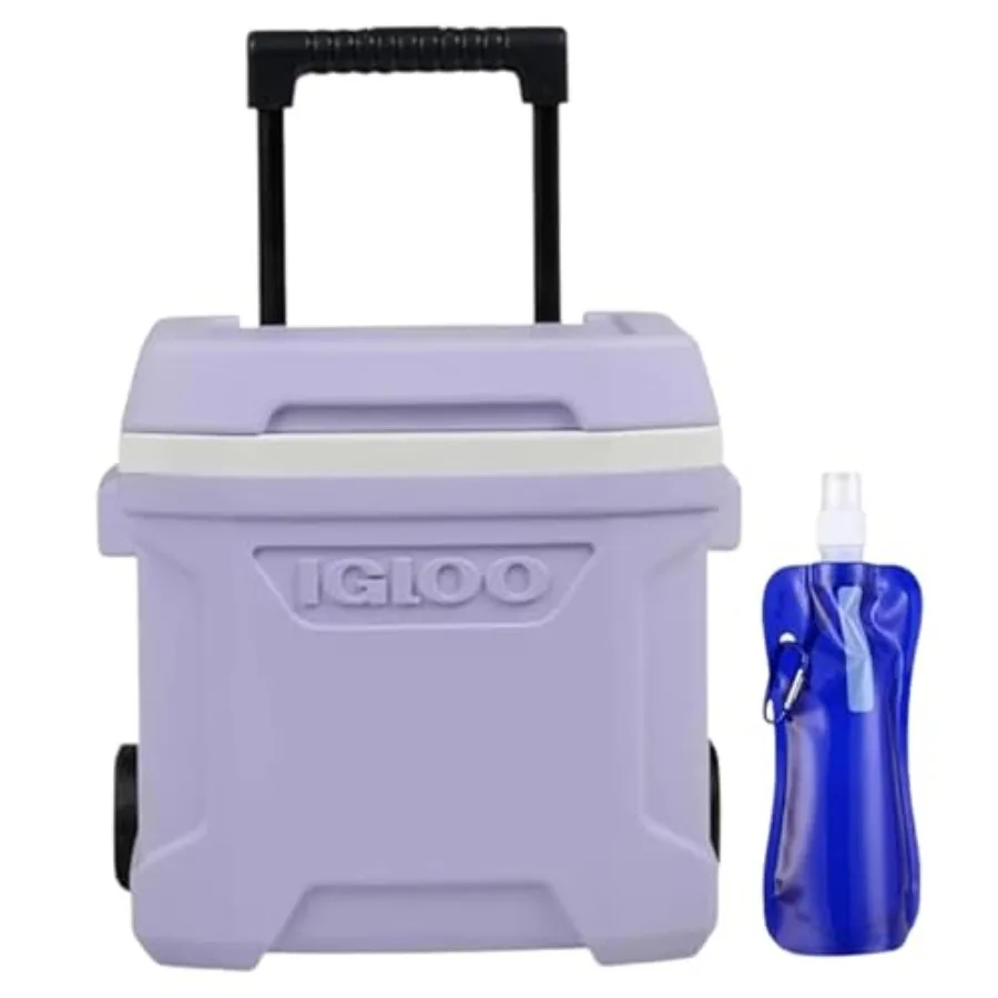 IgIoos 16-Quart Cooler Hard-Sided Ice Chest, Portable Insulated Cooler with Wheels, Telescoping Handle, Cool Riser Tech, Leak-R
IgIoos 16-Quart Cooler Hard-Sided Ice Chest, Portable Insulated Cooler with Wheels, Telescoping Handle, Cool Riser Tech, Leak-R