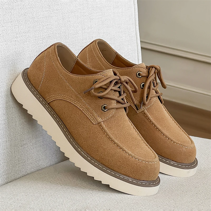 Autumn Fashion New Men's Business Lace Up Casual Leather Shoes Brand Outdoor Men's Comfortable Thick Soled Non Slip Casual Shoes
Autumn Fashion New Men's Business Lace Up Casual Leather Shoes Brand Outdoor Men's Comfortable Thick Soled Non Slip Casual Shoes