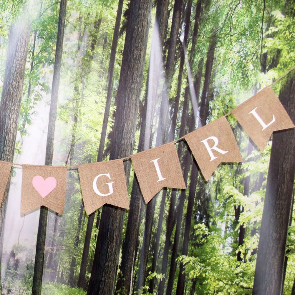 Hessian Boy Or Girl Bunting Banner Rustic Vintage Triangular Flags Wedding Baby Shower Birthday Party Decor 1.5m
Hessian Boy Or Girl Bunting Banner Rustic Vintage Triangular Flags Wedding Baby Shower Birthday Party Decor 1.5m