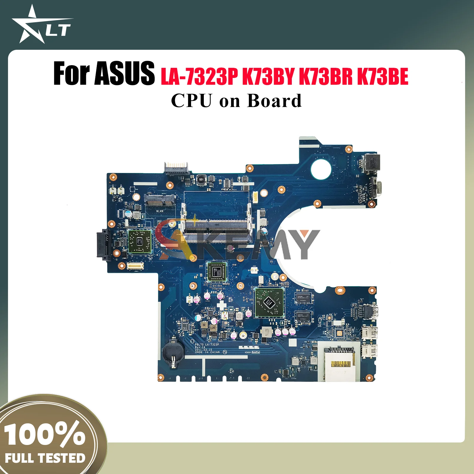 LA-7323P Материнская плата для ноутбука ASUS K73B K73BE K73BR K73BY Материнская плата для ноутбука с процессором 100% тестирование ОК быстрая доставка Высокое качество
LA-7323P Материнская плата для ноутбука ASUS K73B K73BE K73BR K73BY Материнская плата для ноутбука с процессором 100% тестирование ОК быстрая доставка Высокое качество