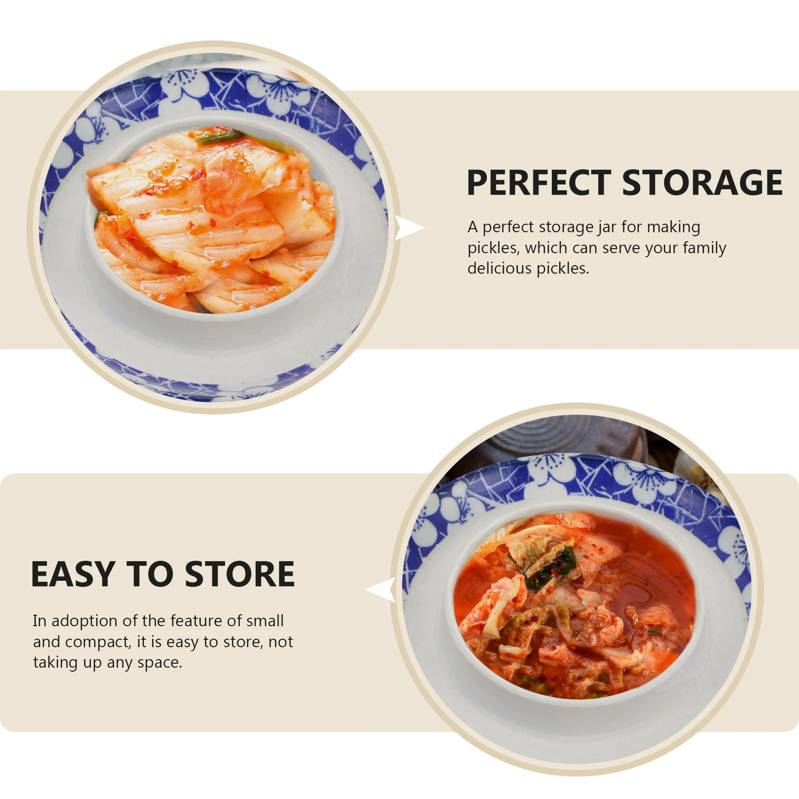 Ceramic Pickles Jar 1L Small Compact Food Storage Container with Sealed Lid for Kimchi Pickling Easy Clean Smooth Surface
Ceramic Pickles Jar 1L Small Compact Food Storage Container with Sealed Lid for Kimchi Pickling Easy Clean Smooth Surface